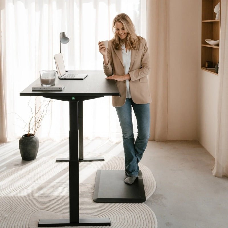 Standing desks that move with you.