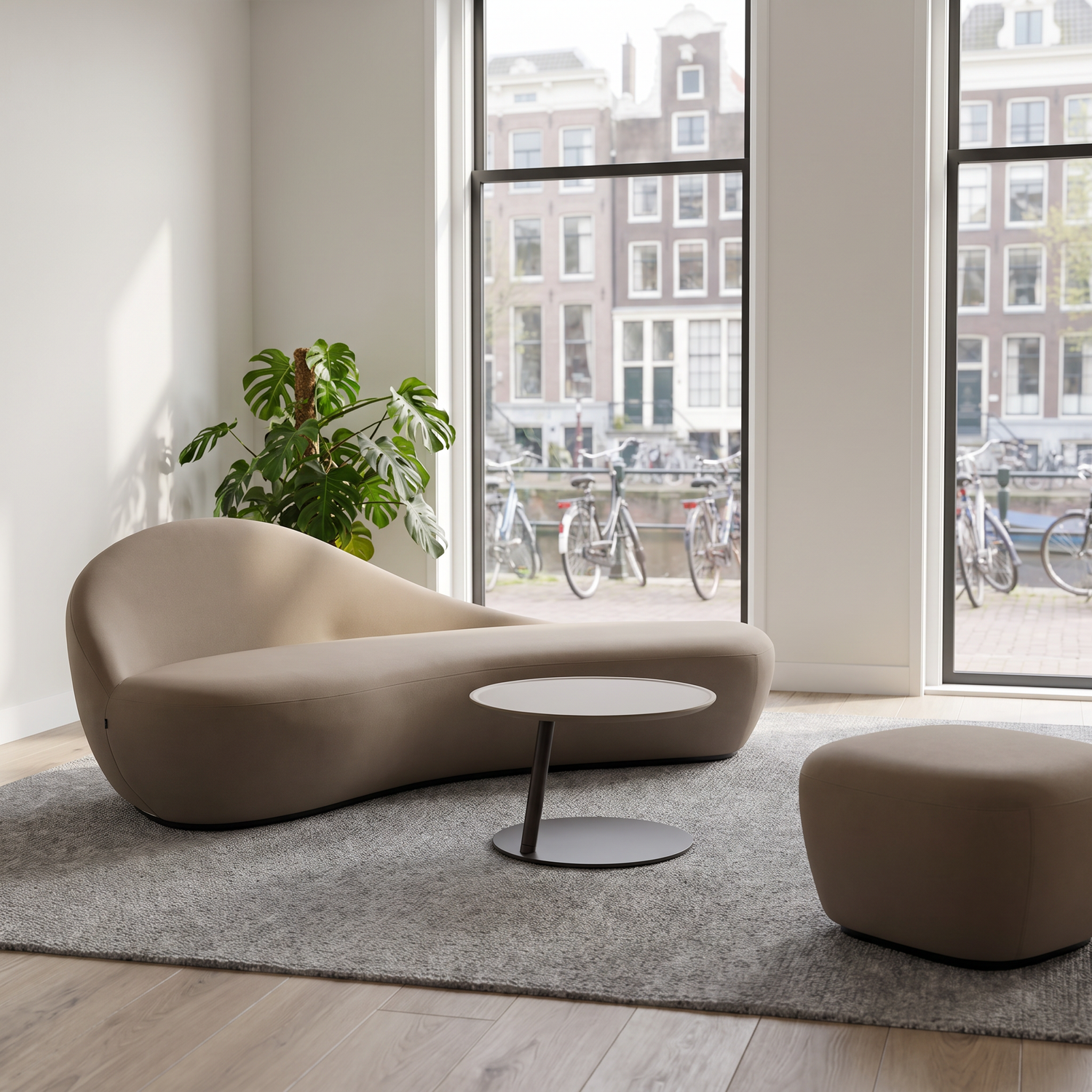 Wave Round Coffee Table