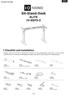 Standing Desk Manual - Elite