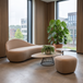 Wave Oval Coffee Table