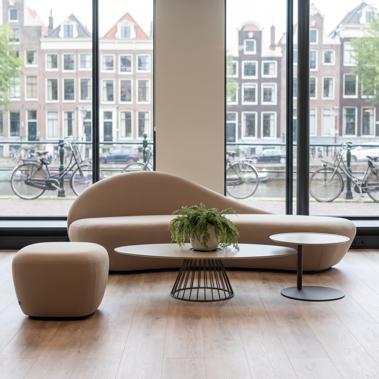 Wave Round Coffee Table