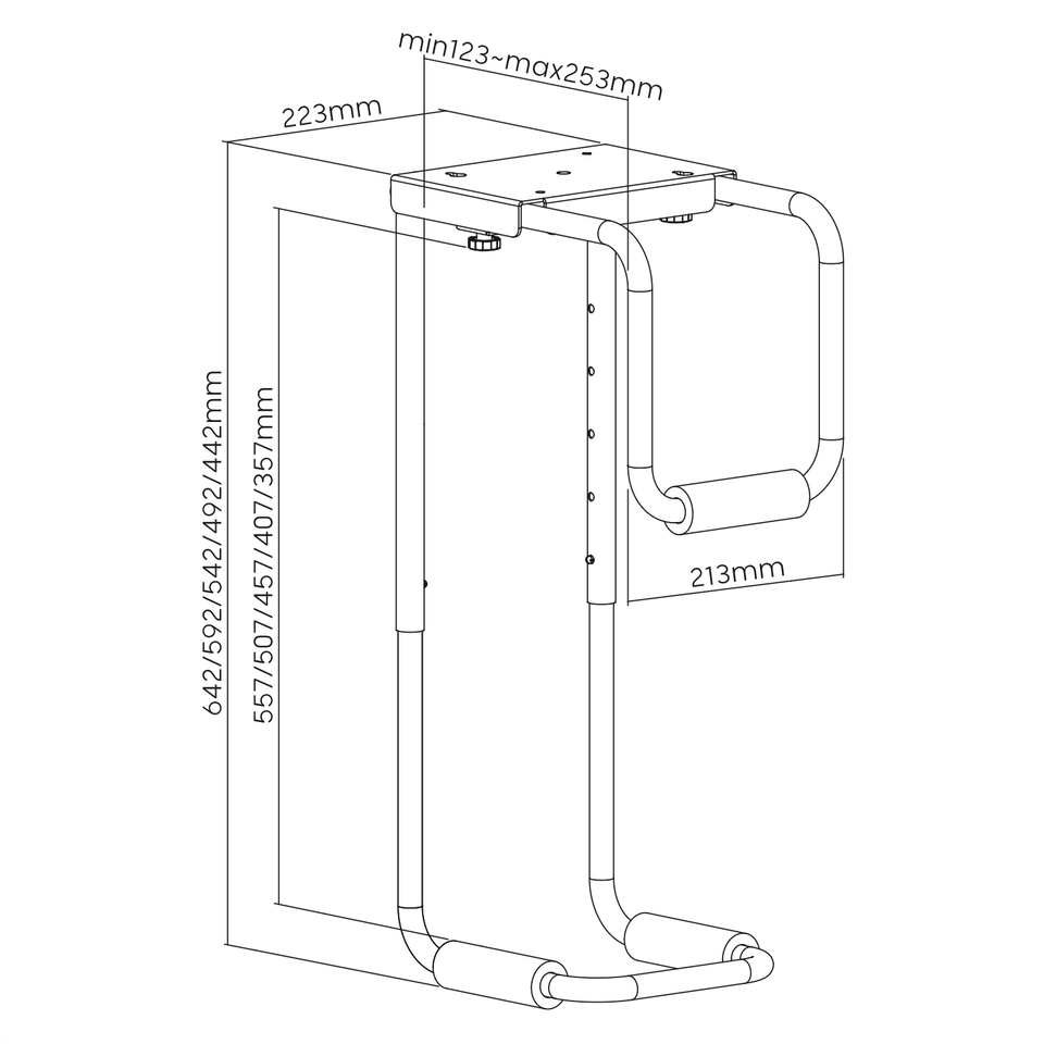 CPU Holder Desk-Mounted PRO