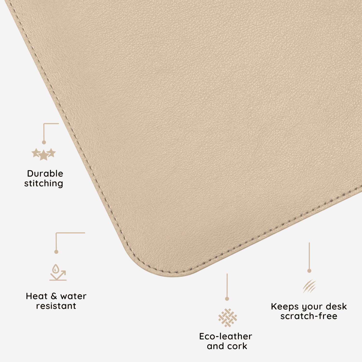 Desk Pad Eco Leather - IVONO
