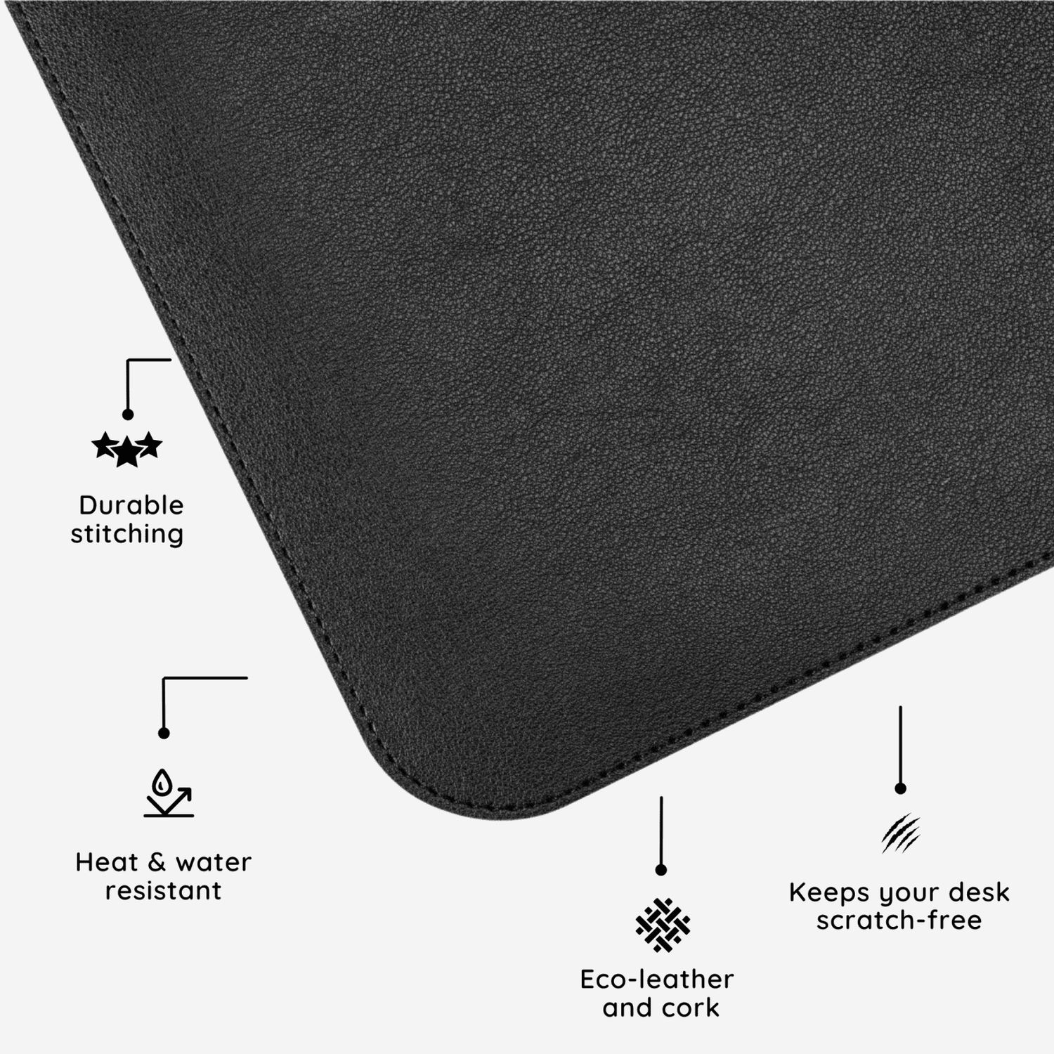 Desk Pad Eco Leather - IVONO
