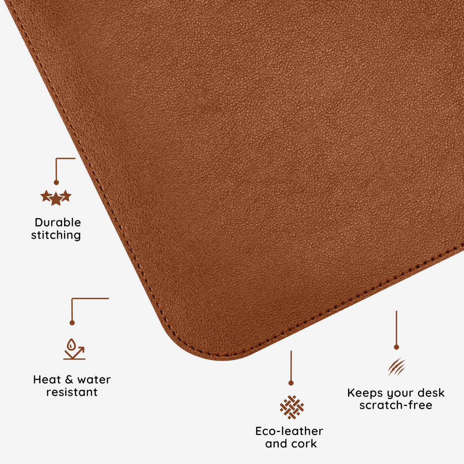 Desk Pad Eco Leather - IVONO