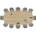 Meeting Table X-Base - IVONO
