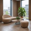 Wave Oval Coffee Table - IVONO