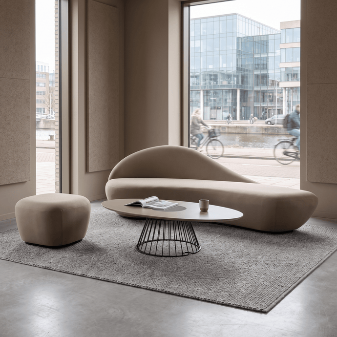 Wave Oval Coffee Table