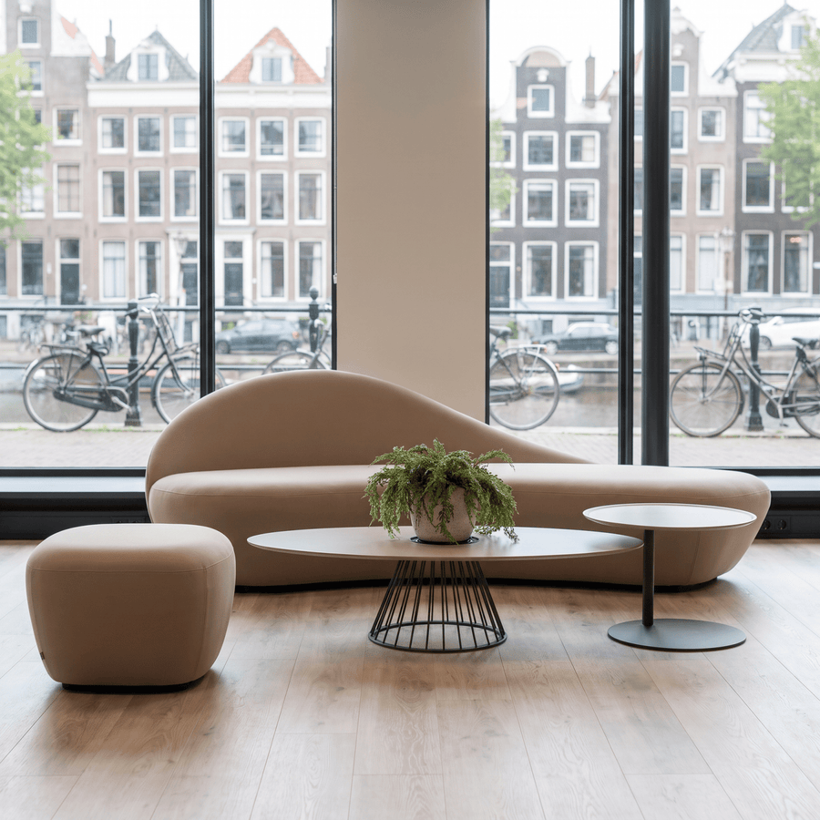 Wave Oval Coffee Table - IVONO