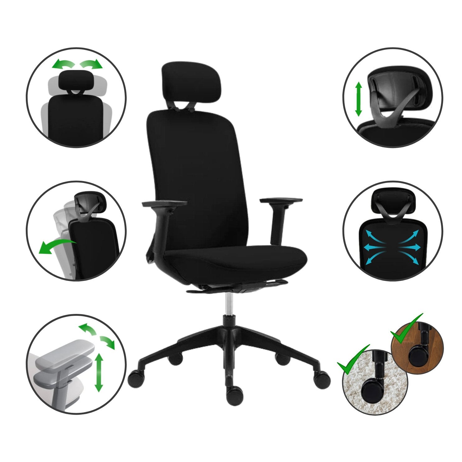 Wing | Ergonomic Office Chair - IVONO