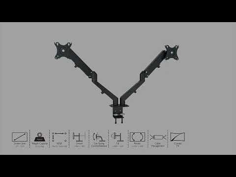 Monitorarm Dubbel PRO