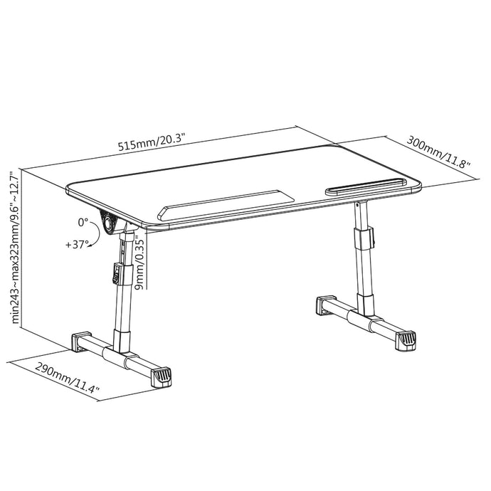 Verstelbaar Laptop Tafel Verhoger