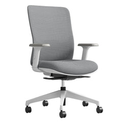 Grey Rib - White