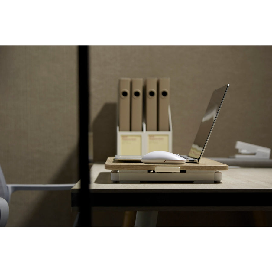 Sit-Stand Desk Converter Compact Wood - IVONO