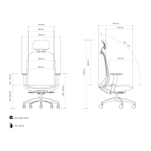 Wing | Ergonomic Office Chair - IVONO