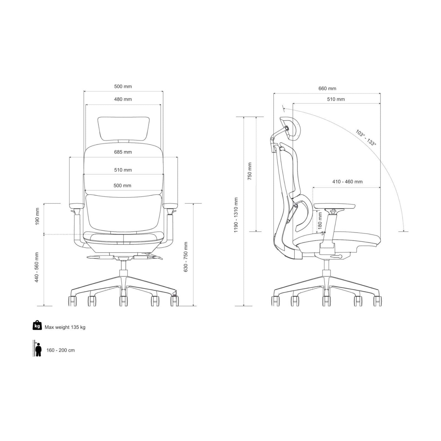 Zen | Ergonomic Office Chair - IVONO